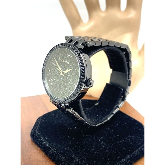 Caravelle by Bulova Women's Watch 45L171 Quartz Black Dial 38mm Stainless Steel - Picture 2 of 13